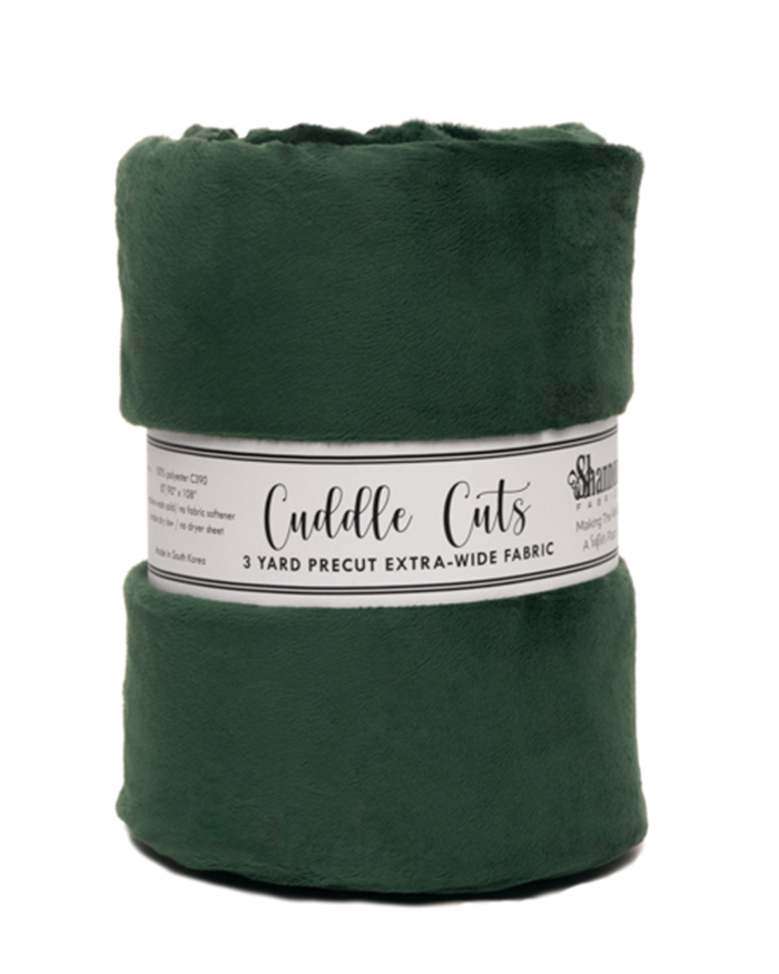 3 yard 110" Cuddle Cut Evergreen