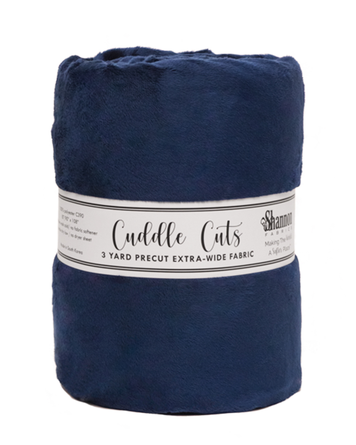 3 yard 110" Cuddle Cut Navy