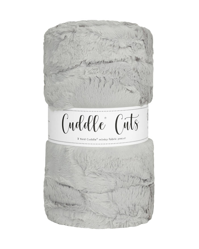 2 Yard Luxe Cuddle® Cut Hide Silver 60"