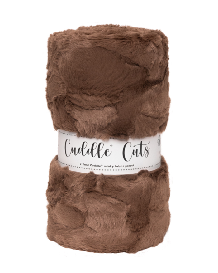 2 Yard Luxe Cuddle® Cut Hide Truffle 60"