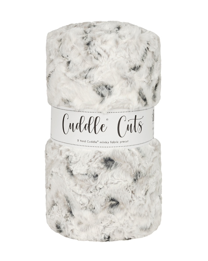 2 Yard Luxe Cuddle® Cut Snowy Owl Alloy 60"