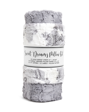 Sweet Dreamz Pillow Kit Luxe Cuddle®Baby Calf Graphite