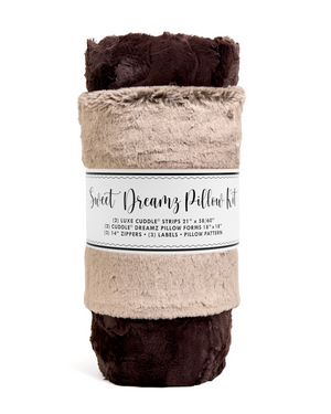 Sweet Dreamz Pillow Kit Frosted Baby Seal Chocolate/Almond