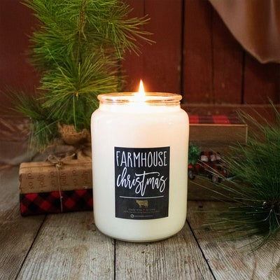 26 oz Apothecary Jar Farmhouse Christmas
