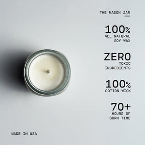 13oz Farmhouse Mason Jar Peaches & Poppies