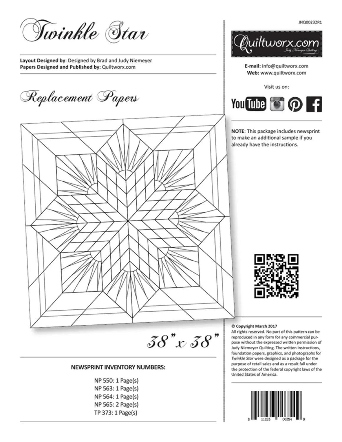Twinkle Star Replacement Paper