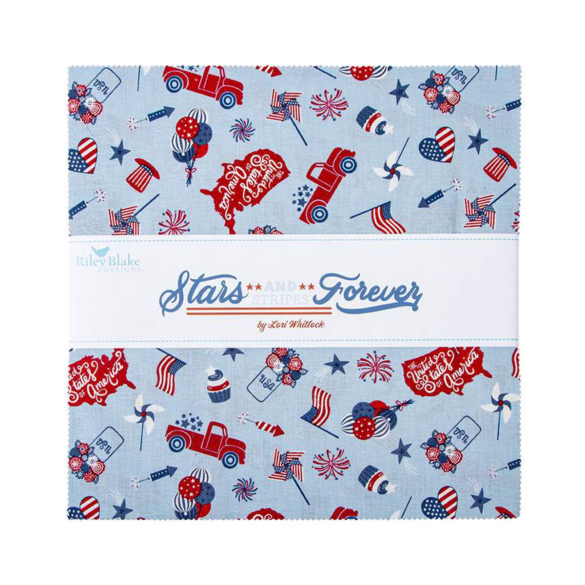 Stars and Stripes Forever 10" Stacker