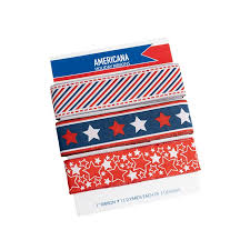 1 Inch Holiday Ribbons 3 Designs by Stacy Iest Hsu for Moda