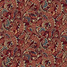 American Spirit Winter Paisley Red