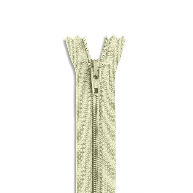 22in Size 3 Zipper Antique White