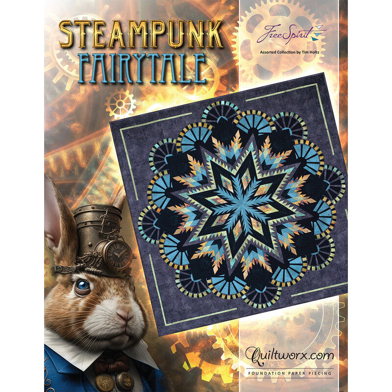 Steampunk Fairytale Kit 99" x 99" Includes pattern/binding