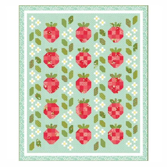 Berries Kit, 66x79, Includes fabric for top, binding & pattern