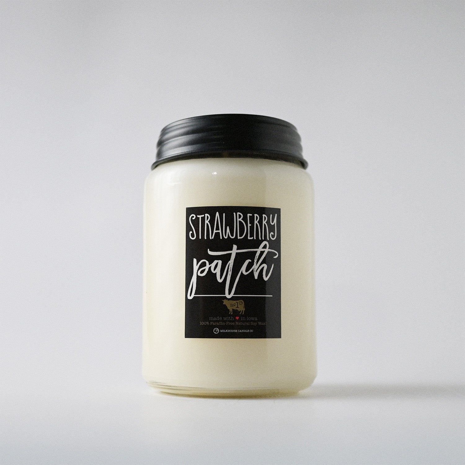 26 oz Apothecary Jar Strawberry Patch