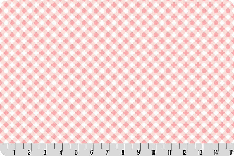 Cottage Rose Lane Gingham Quilting Cuddle® Seashell