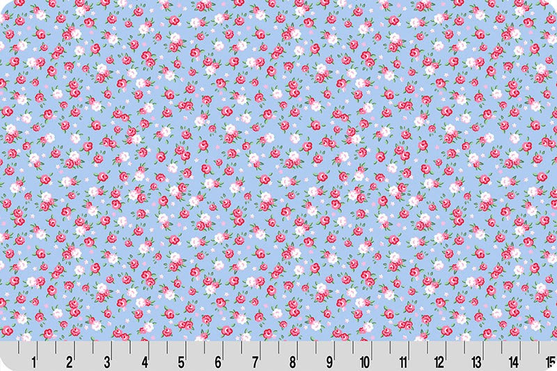 Cottage Rose Lane Kensington Quilting Cuddle® Blue Bonnet