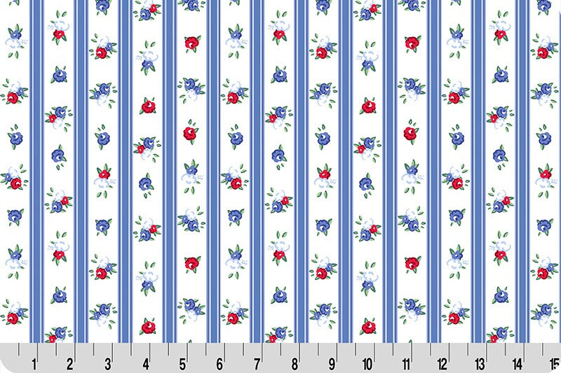 Cottage Rose Lane Nottinghill Quilting Cuddle® Blue Bonnet