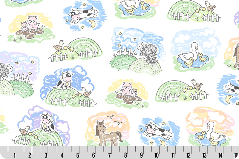 Goodnight Farm Lil Pastures Quilting Cuddle® Pastel