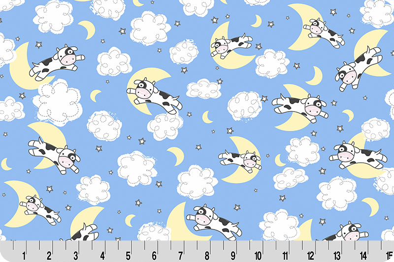 Goodnight Farm Over The Moon Quilting Cuddle® Blue