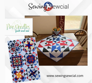 Red, White and Sewn Border Kit