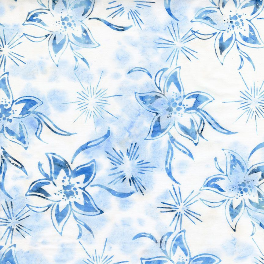 Ice Tropical Flowers & Star Bursts