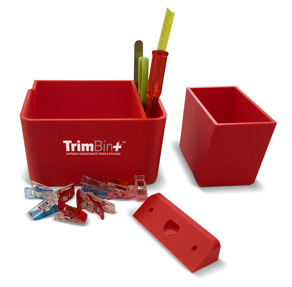 Red Trim Bin