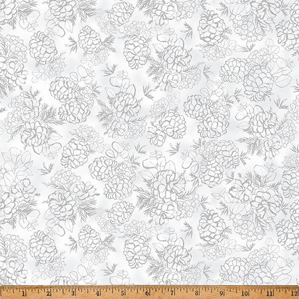 Fog/Silver Cotton & Pine