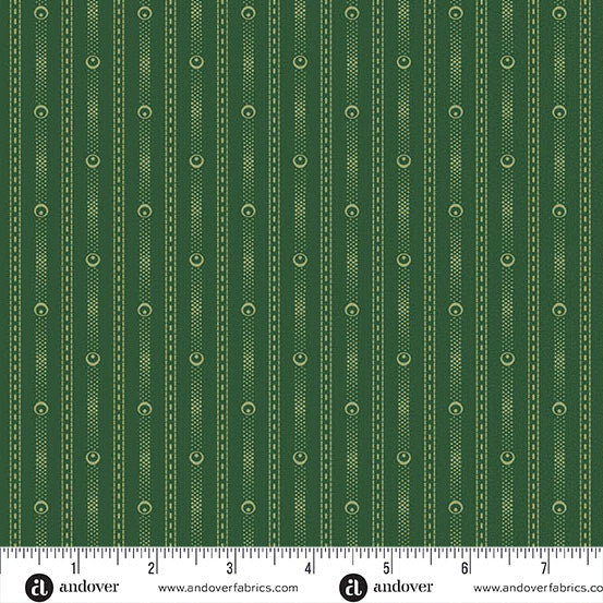 Hunter Green Chain Stripe