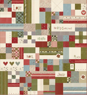 Joyful Chilly Kit, 66" × 72" Includes fabrics for top, pattern & binding