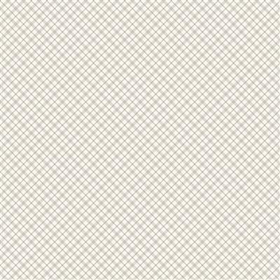 Shhh... Diagonal Plaid - Taupe