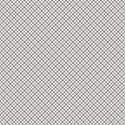 Shhh... Diagonal Plaid - Dark Gray