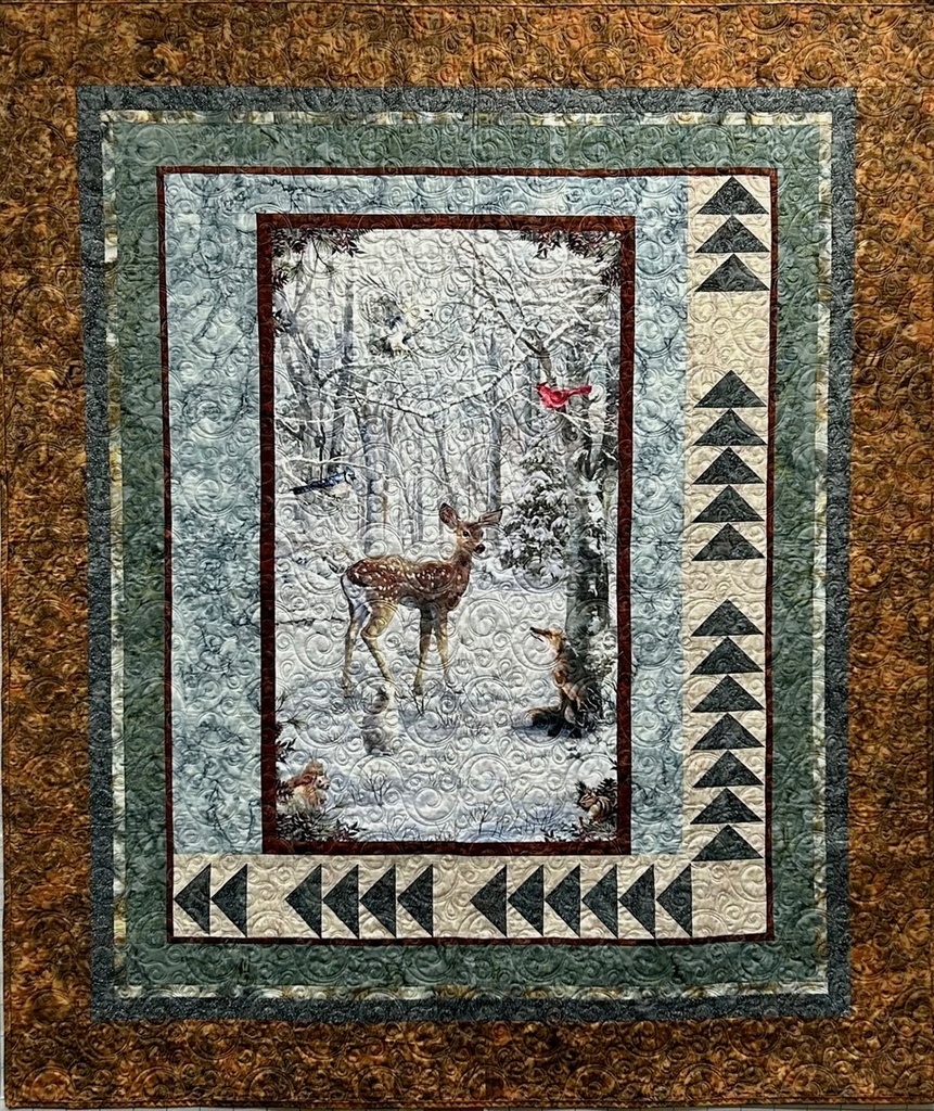 In The Wild Kit, Pattern and Binding Included, 62 x 72