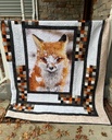 Bubble Wrap Fox, 75 1/2 x 85 1/2, Includes Pattern