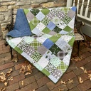 Snow Leopard Flannel Throw 66x82