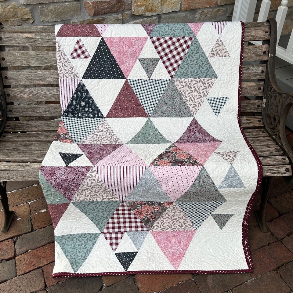 Pyramids,67x72,Pattern & Binding Included