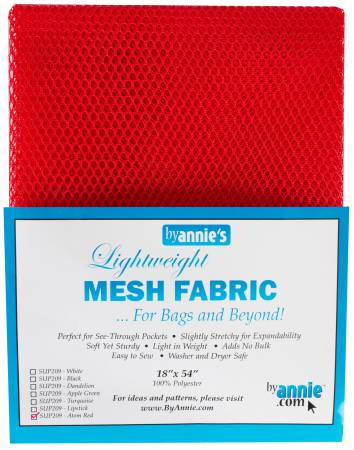 Mesh Lite Weight 18"X54" Red