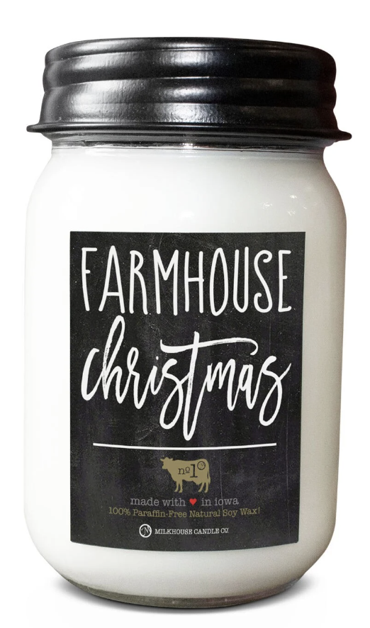 13oz Farmhouse Mason Jar Farmhouse Christmas