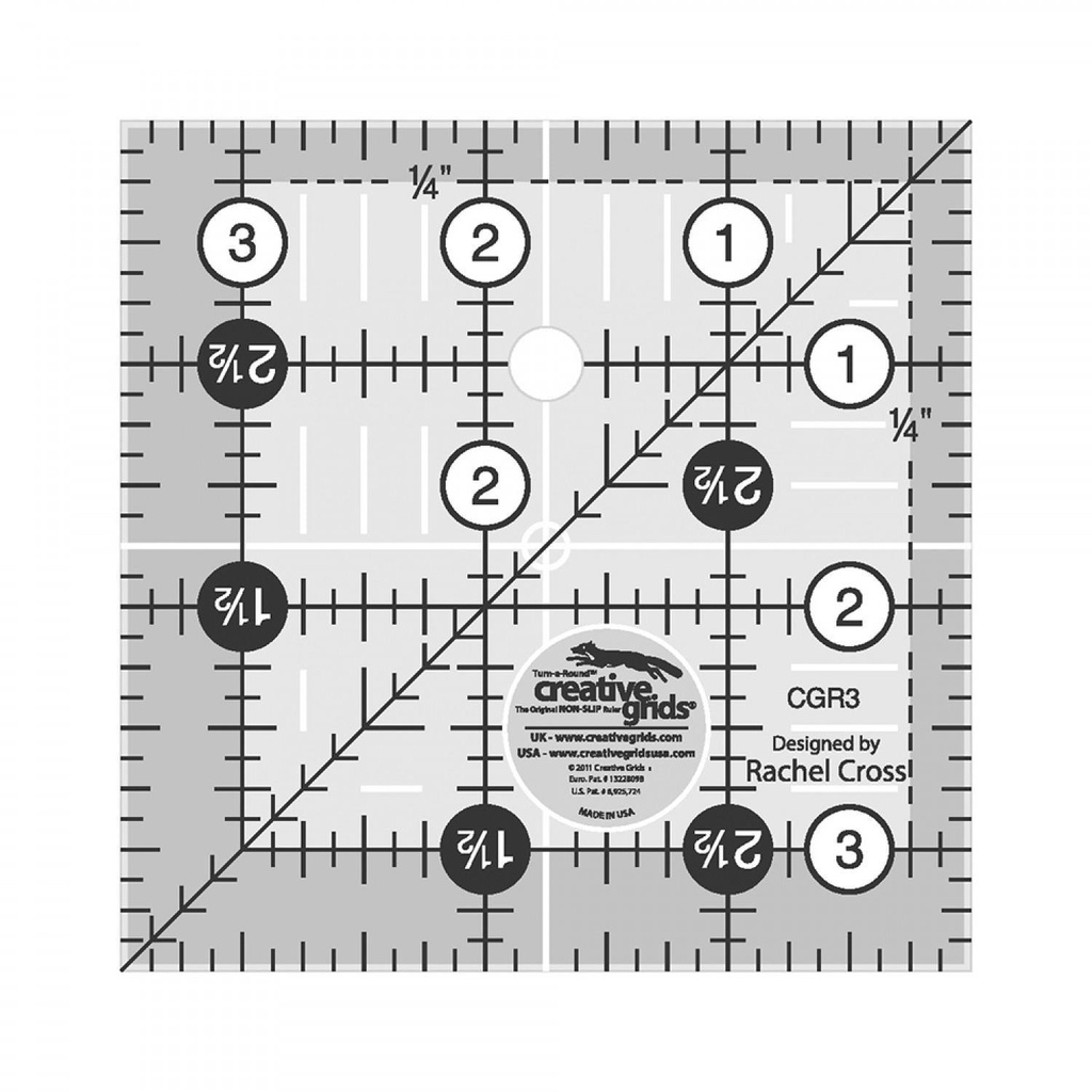 Creative Grids 3.5 SQ Ruler