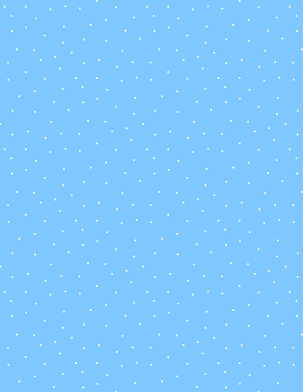 Pindots Baby Blue/White