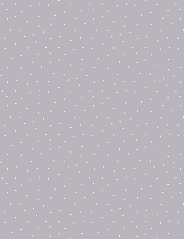 Pindots Gray/White