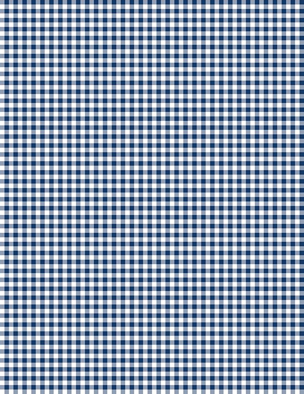 Mini Gingham White/Navy