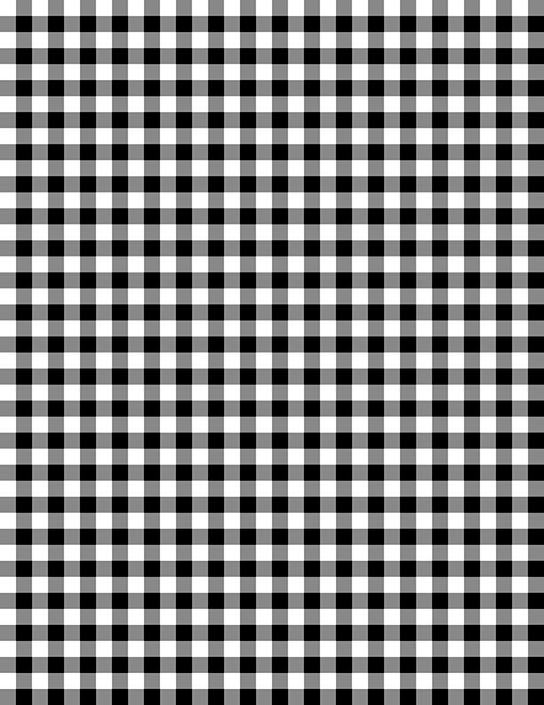 Gingham White/Black