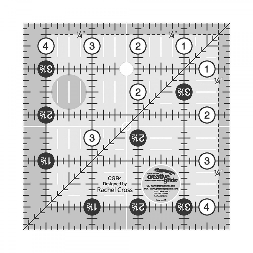 Creative Grids 4.5" Square Qui