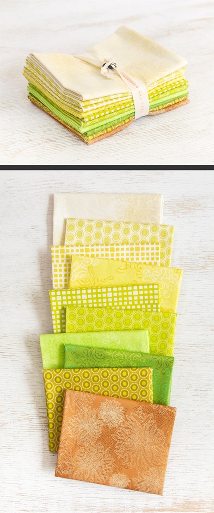 Key Lime Pie Elements 10 Fat Quarters