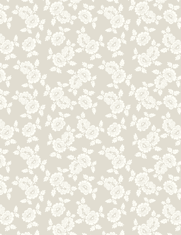 Dotted Floral Beige