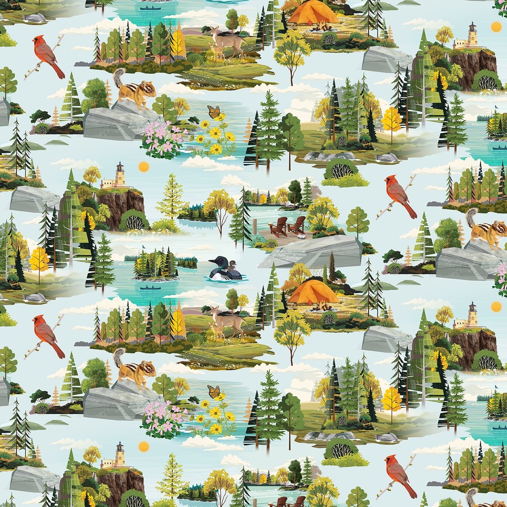 Quilt MN 2024 Toile Light Sky