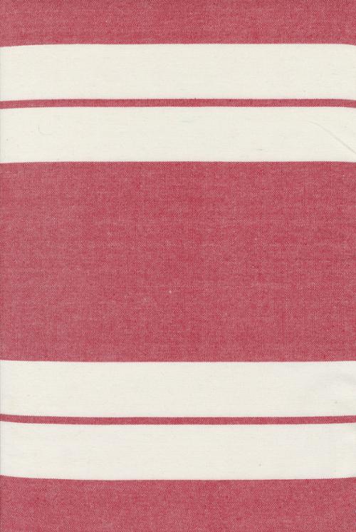 18" Panache Toweling Red White