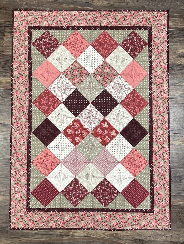 Scrappy Squares Kit, 44" x 58" Includes pattern & binding