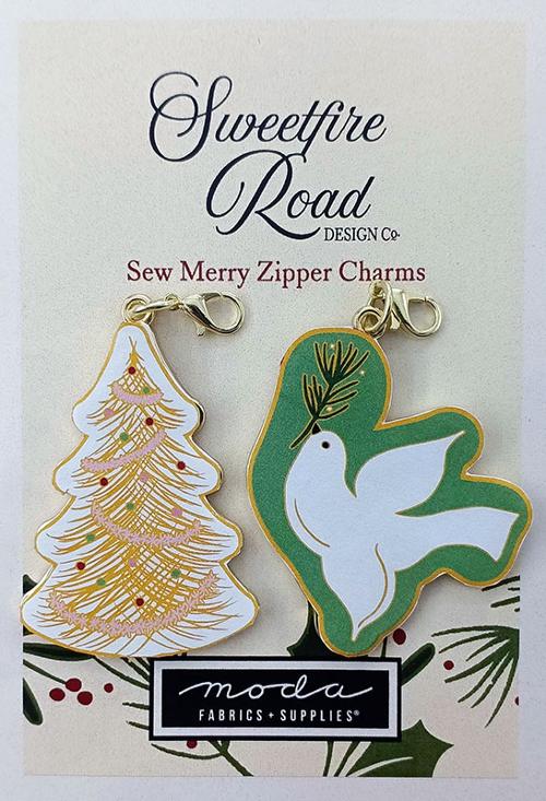 Tree & Dove Zipper Pull 2ct