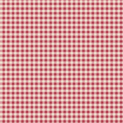 Woven Gingham Red