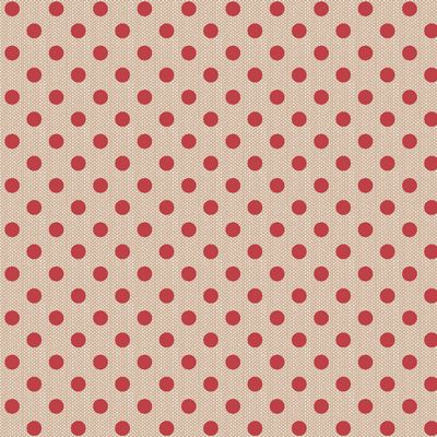 Woven Polkadot Red